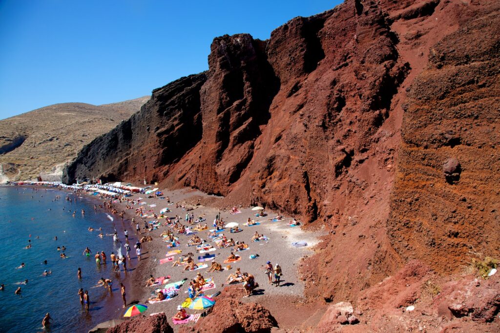 Santorini Red Beach