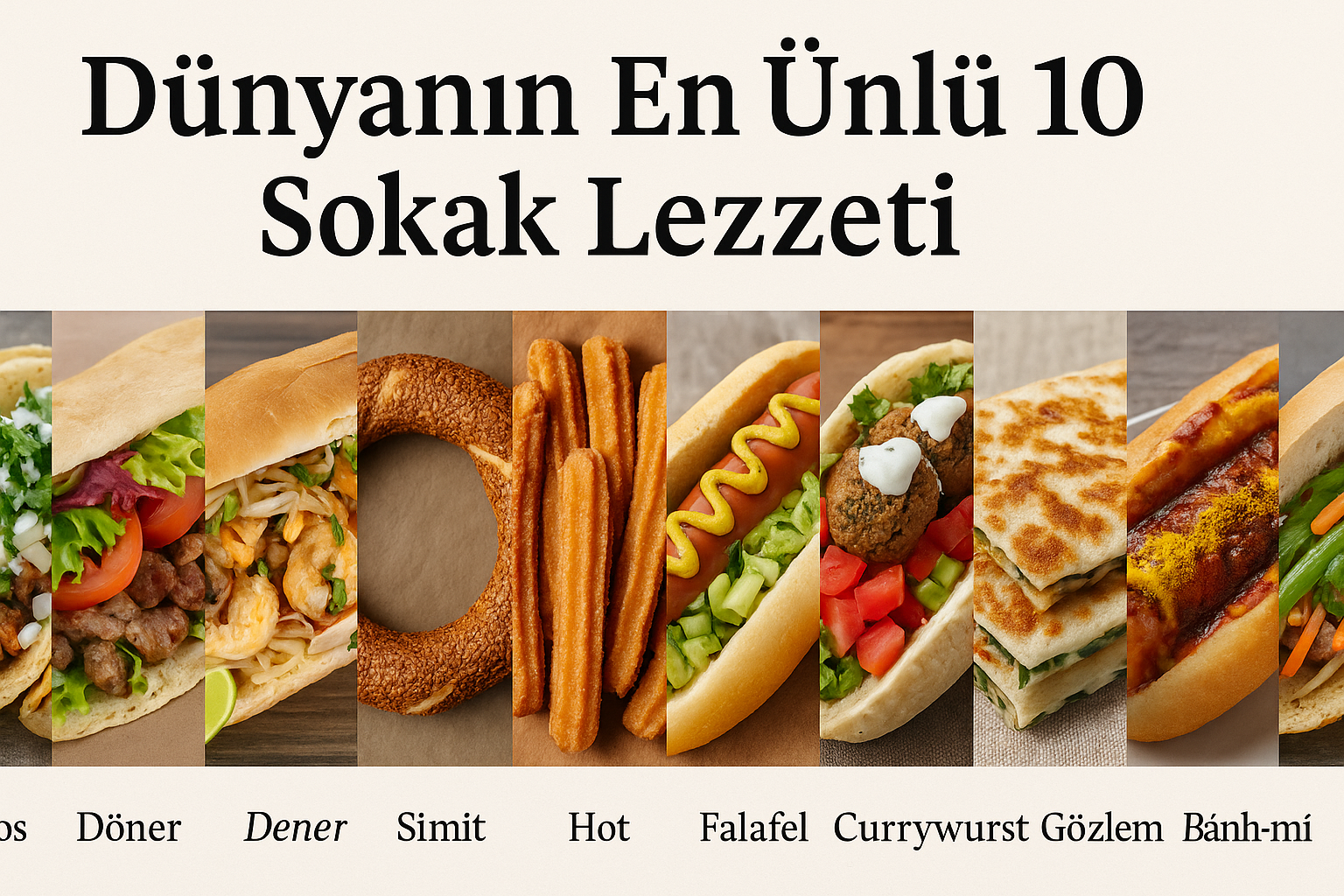 Dünyanın En Ünlü Sokak Lezzetleri